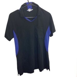 Waffle House Black and Blue Polo Shirt